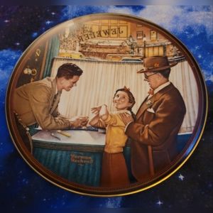 Norman Rockwell Vintage A Time to Keep Plate